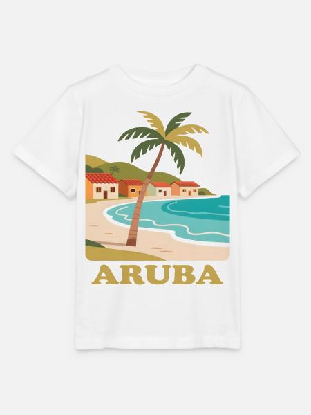 Aruba - Stanley/Stella Kinder T-Shirt MINI CREATOR - Weiß