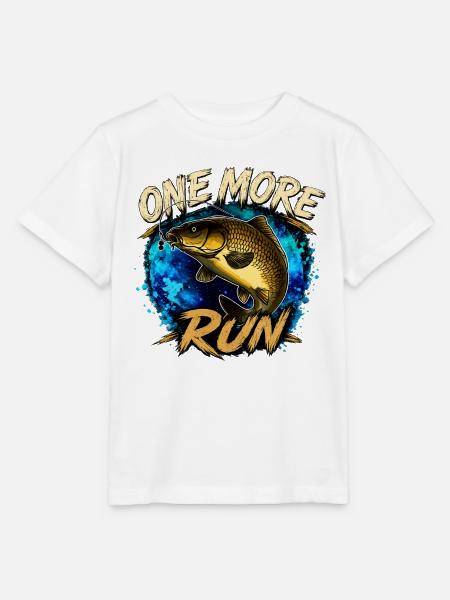One More Run Karpfenfischen-Design - Stanley/Stella Kinder T-Shirt MINI CREATOR  - Weiß