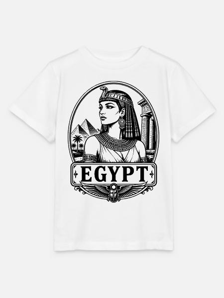 Cleopatra Egypt Königin Nil Pyramiden - Stanley/Stella Kinder T-Shirt MINI CREATOR  - Weiß