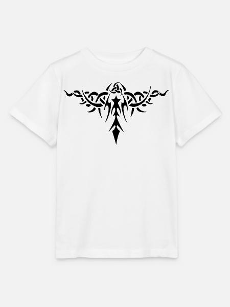 Stacheliges Symbol (Schwarz) - Stanley/Stella Kinder T-Shirt MINI CREATOR - Weiß