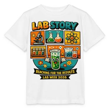 Lab Story Lab Week 2026 - Stanley/Stella MINI CREATOR Kids’ T-Shirt - white - Front - Maike (125cm)
