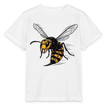Riesenhornisse Gefahr Stich Riesenhornisse Schwarz - Stanley/Stella Kinder T-Shirt MINI CREATOR  - Weiß - Vorne - Maike (125cm)