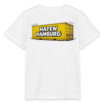 Hafen Hamburg Container - Stanley/Stella Kinder T-Shirt MINI CREATOR  - Weiß - Vorne - Maike (125cm)