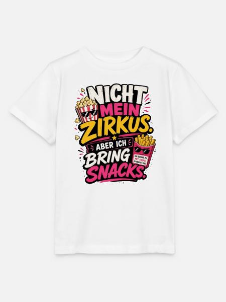 Nicht mein Zirkus - Stanley/Stella Kinder T-Shirt MINI CREATOR - Weiß