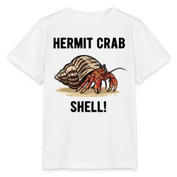 Bernard-l'ermite-Muschel-Einsiedlerkrabbe - Stanley/Stella Kinder T-Shirt MINI CREATOR  - Weiß - Vorne - Maike (125cm)