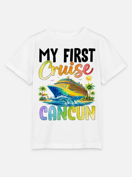 My First Cruise Cancun - Stanley/Stella Kinder T-Shirt MINI CREATOR  - Weiß