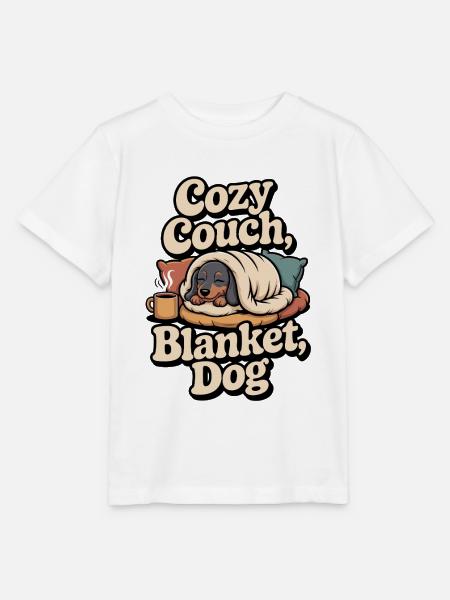 Kuschel Dackel - Stanley/Stella Kinder T-Shirt MINI CREATOR - Weiß