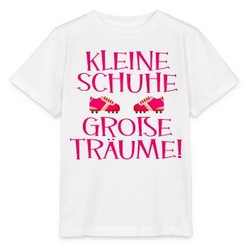 Fußball Mädchen - Fußballschuhe - Stanley/Stella Kinder T-Shirt MINI CREATOR  - Weiß - Vorne - Maike (125cm)