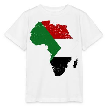 Sudan_Flagge_Afrika_used - Stanley/Stella MINI CREATOR Kids’ T-Shirt - white - Front - Maike (125cm)