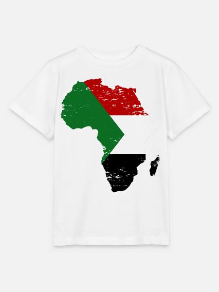 Sudan_Flagge_Afrika_used - Stanley/Stella Kinder T-Shirt MINI CREATOR  - Weiß
