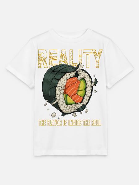 Sushi Roll Reality Innerer Geschmack - Stanley/Stella Kinder T-Shirt MINI CREATOR - Weiß