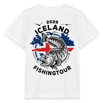 Iceland Fishing Tour | 2026 Sea Wolf - Stanley/Stella MINI CREATOR Kids’ T-Shirt - white - Front - Maike (125cm)