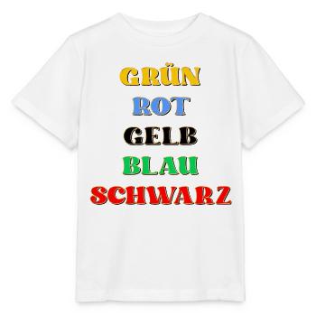 Psychologischer Test Farben - Stanley/Stella Kinder T-Shirt MINI CREATOR  - Weiß - Vorne - Maike (125cm)