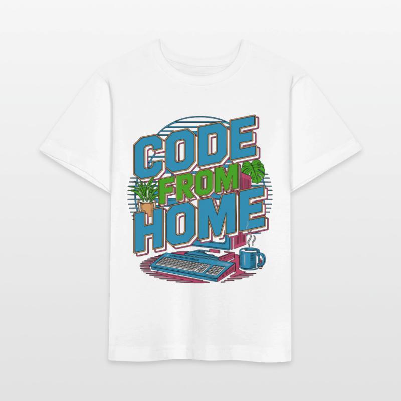 Remote Developer Code From Home Software Developer Stanley/Stella MINI CREATOR Kids’ T-Shirt