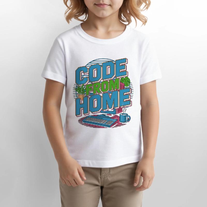 Remote Developer Code From Home Software Developer Stanley/Stella MINI CREATOR Kids’ T-Shirt