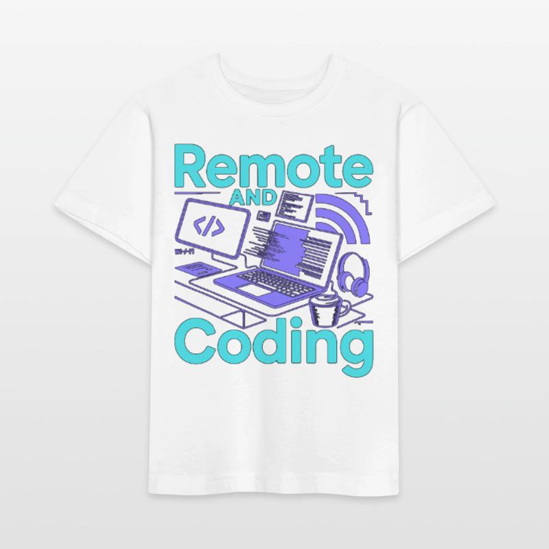 Remote Developer Remote And Coding Web Programmer Stanley/Stella Kinder T-Shirt MINI CREATOR 