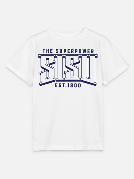 Inhalt Superpower-Logo-Druck - Stanley/Stella Kinder T-Shirt MINI CREATOR - Weiß