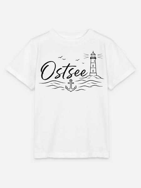 Ostsee - Stanley/Stella Kinder T-Shirt MINI CREATOR - Weiß