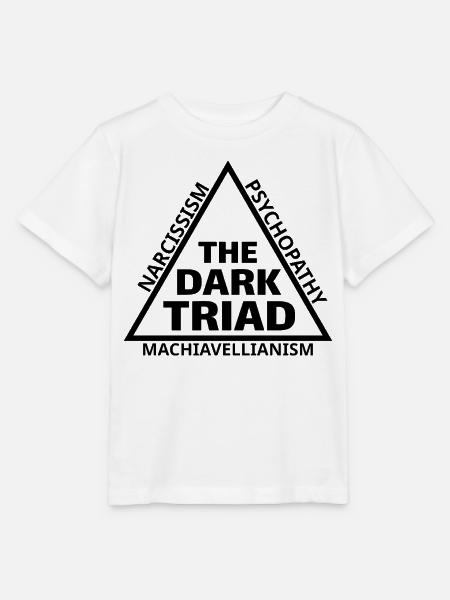 Dark Triad Meme Dreieck Minimal-Design - Stanley/Stella Kinder T-Shirt MINI CREATOR - Weiß