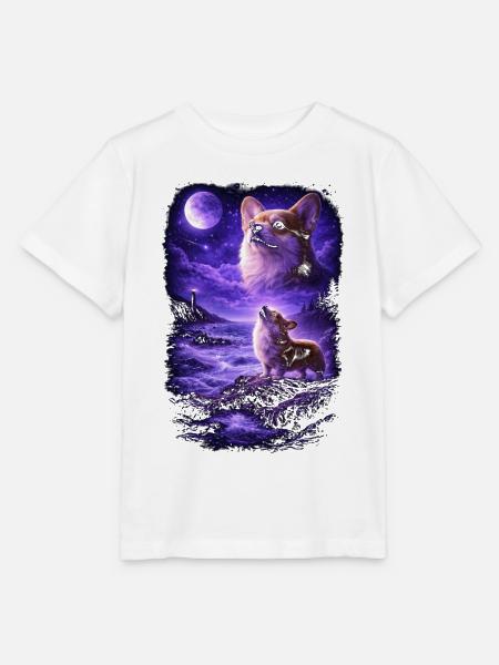 Hund Mama Hund Papa - Stanley/Stella Kinder T-Shirt MINI CREATOR  - Weiß