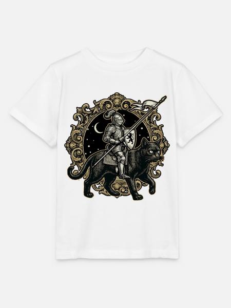 Katzenritter Ren Faire Mittelalter - Stanley/Stella Kinder T-Shirt MINI CREATOR  - Weiß
