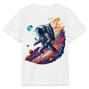 Cosmic Astronaut - Stanley/Stella MINI CREATOR Kids’ T-Shirt - white - Front - Maike (125cm)