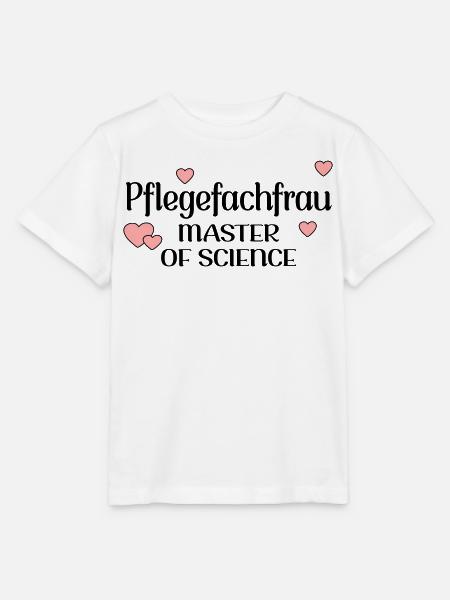 MASTERSTUDIUM PFLEGE - PFLEGEFACHFRAU - Stanley/Stella Kinder T-Shirt MINI CREATOR  - Weiß