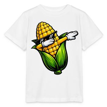 Tamponner le maïs sur l’épi - T-shirt bio MINI CREATOR Stanley/Stella Enfant - blanc - Devant - Maike (125cm)