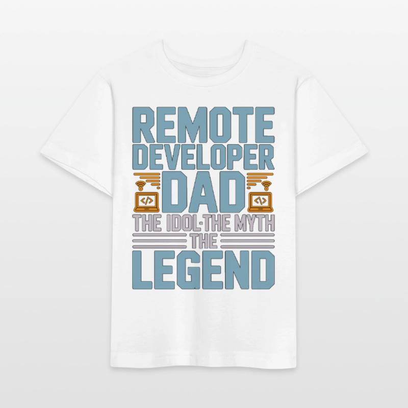 Remote Developer Dad The Idol The Web Developer Stanley/Stella Kinder T-Shirt MINI CREATOR 
