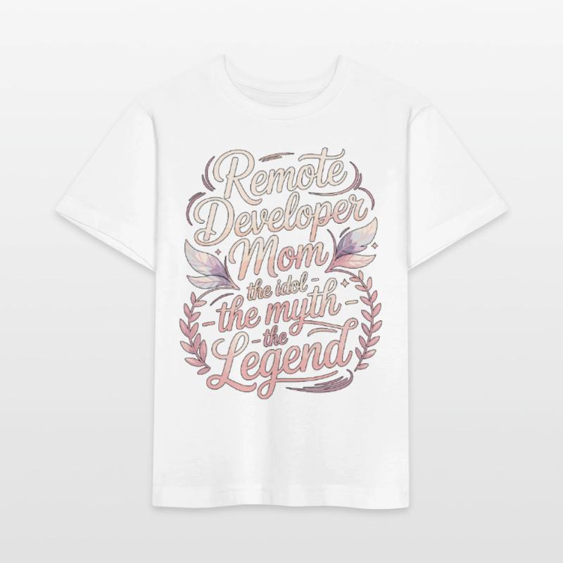 Remote Developer Mom The Idol The Remote Coder Stanley/Stella Kinder T-Shirt MINI CREATOR 
