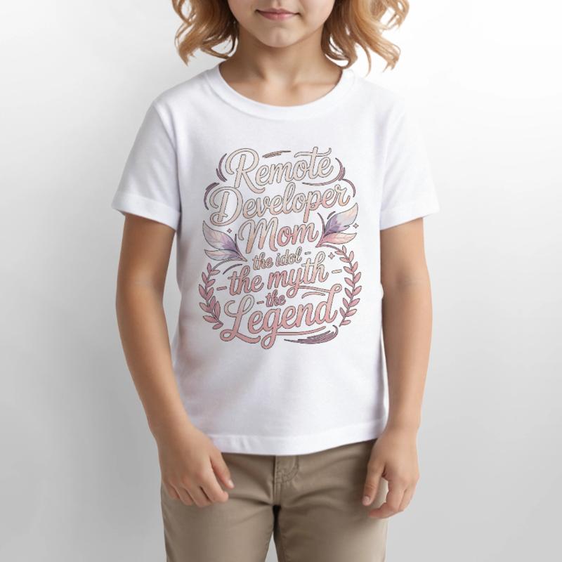 Remote Developer Mom The Idol The Remote Coder Stanley/Stella Kinder T-Shirt MINI CREATOR 