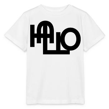 Hallo Begrüßung - Stanley/Stella Kinder T-Shirt MINI CREATOR  - Weiß - Vorne - Maike (125cm)