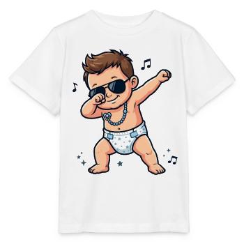 Cute baby – brunette boy - Stanley/Stella MINI CREATOR Kids’ T-Shirt - white - Front - Maike (125cm)