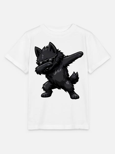 Dabbing Schipperke - Stanley/Stella Kinder T-Shirt MINI CREATOR - Weiß