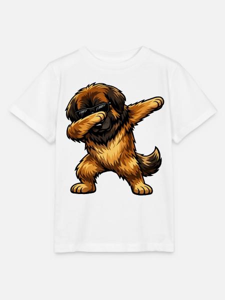 Dabbing Leonberger - Stanley/Stella Kinder T-Shirt MINI CREATOR  - Weiß