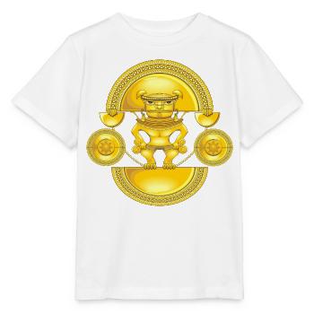 Le chaman doré - T-shirt bio MINI CREATOR Stanley/Stella Enfant - blanc - Devant - Maike (125cm)