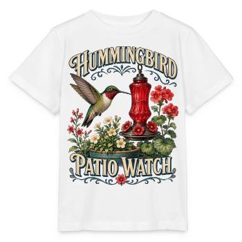 HUMMINGBIRD PATIO WATCH - Stanley/Stella Kinder T-Shirt MINI CREATOR  - Weiß - Vorne - Maike (125cm)
