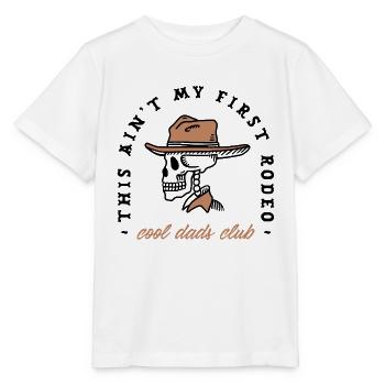 Cooler Dads-Club, lustiger Landcowboy - Stanley/Stella Kinder T-Shirt MINI CREATOR  - Weiß - Vorne - Maike (125cm)