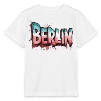 Berlin Graffiti Schrift Streetart Urban Style - Stanley/Stella Kinder T-Shirt MINI CREATOR  - Weiß - Vorne - Maike (125cm)