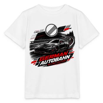 Autoroute allemande sans limite - T-shirt bio MINI CREATOR Stanley/Stella Enfant - blanc - Devant - Maike (125cm)