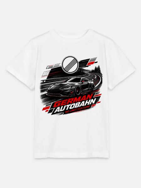 German Autobahn No Limit - Stanley/Stella Kinder T-Shirt MINI CREATOR - Weiß