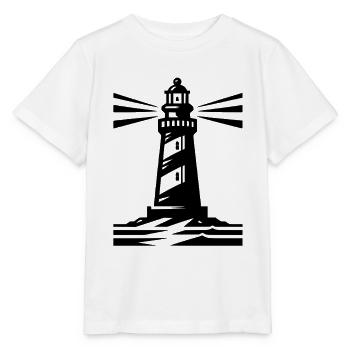 phare - T-shirt bio MINI CREATOR Stanley/Stella Enfant - blanc - Devant - Maike (125cm)