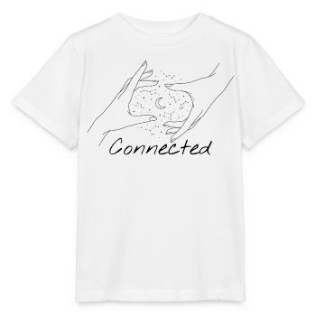 Connected Kosmische Hände Sterne - Stanley/Stella Kinder T-Shirt MINI CREATOR  - Weiß - Vorne - Maike (125cm)