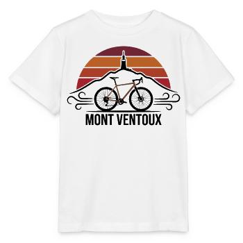 Mont Ventoux Retro-Radsport-T-Shirt - Stanley/Stella Kinder T-Shirt MINI CREATOR  - Weiß - Vorne - Maike (125cm)