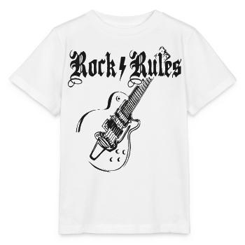 Rock7Rules Guitar Design - Stanley/Stella MINI CREATOR Kids’ T-Shirt - white - Front - Maike (125cm)