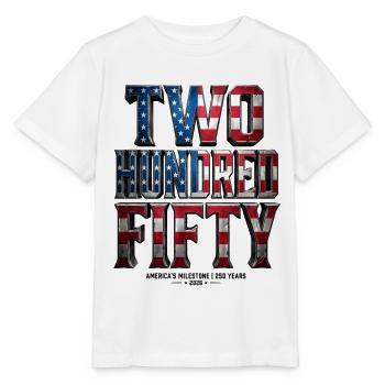 Two Hundred Fifty Years Milestone America - Stanley/Stella MINI CREATOR Kids’ T-Shirt - white - Front - Maike (125cm)