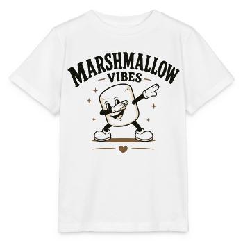 Marshmallow vibes - Stanley/Stella Kinder T-Shirt MINI CREATOR  - Weiß - Vorne - Maike (125cm)