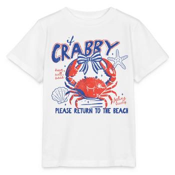 Crabby Beach Return Tee - Stanley/Stella MINI CREATOR Kids’ T-Shirt - white - Front - Maike (125cm)