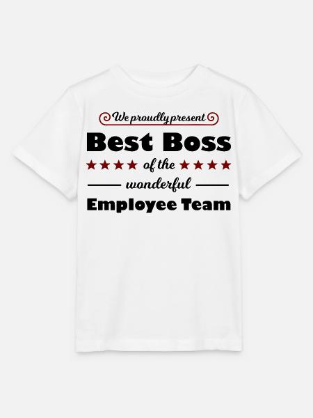Der bester Chef der Welt - Stanley/Stella Kinder T-Shirt MINI CREATOR - Weiß