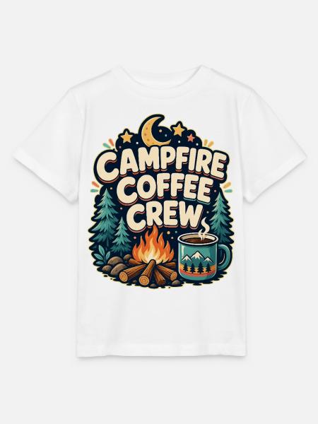 CAMPFIRE COFFEE CREW - Stanley/Stella Kinder T-Shirt MINI CREATOR - Weiß